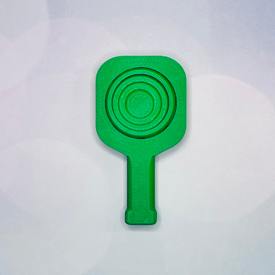Pickleball Paddle Fidget Keychain | Customizeable Party Favor Gifts | Bag Zipper Pulls and Charms