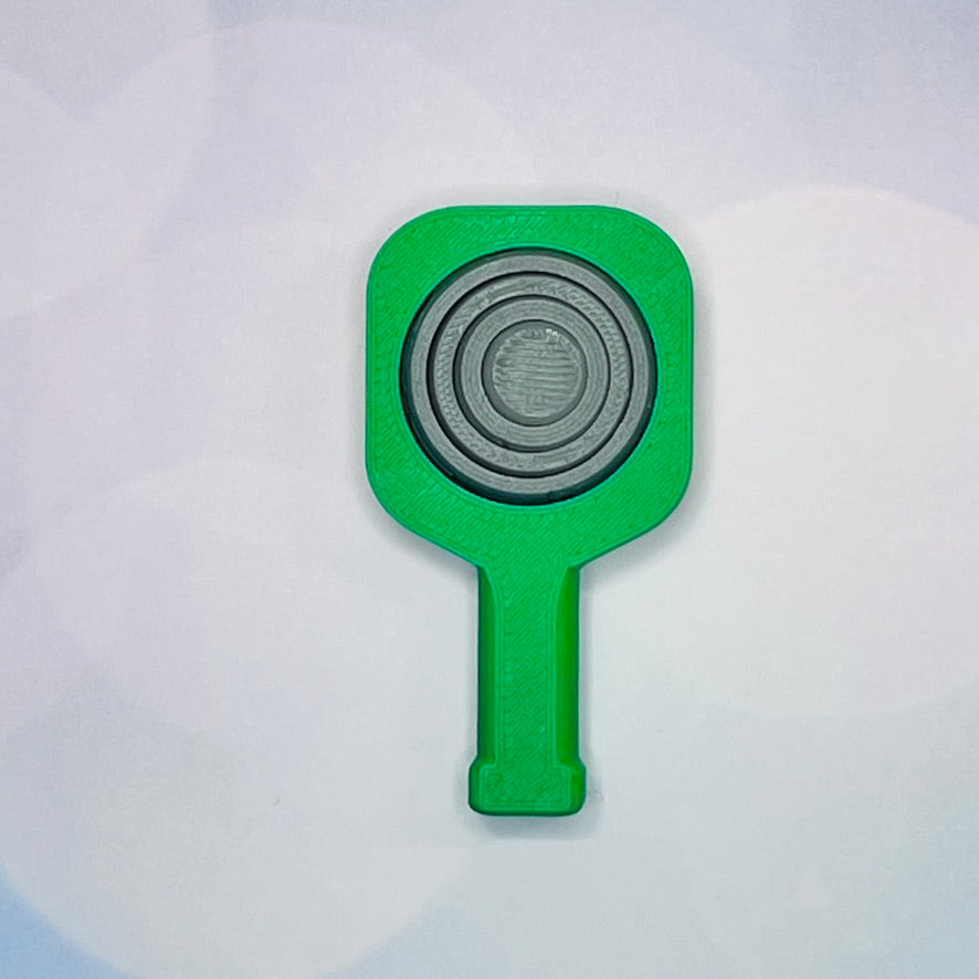 Pickleball Paddle Fidget Keychain | Customizeable Party Favor Gifts | Bag Zipper Pulls and Charms