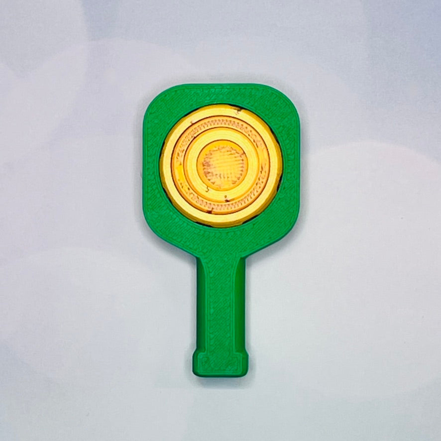 Pickleball Paddle Fidget Keychain | Customizeable Party Favor Gifts | Bag Zipper Pulls and Charms