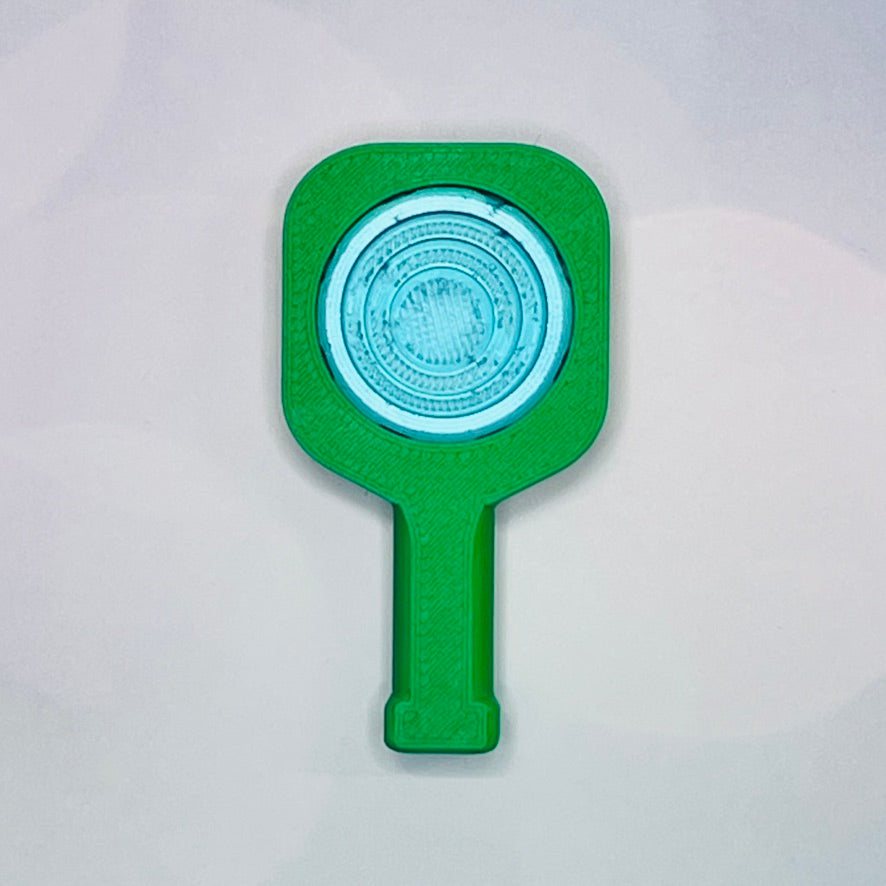 Pickleball Paddle Fidget Keychain | Customizeable Party Favor Gifts | Bag Zipper Pulls and Charms