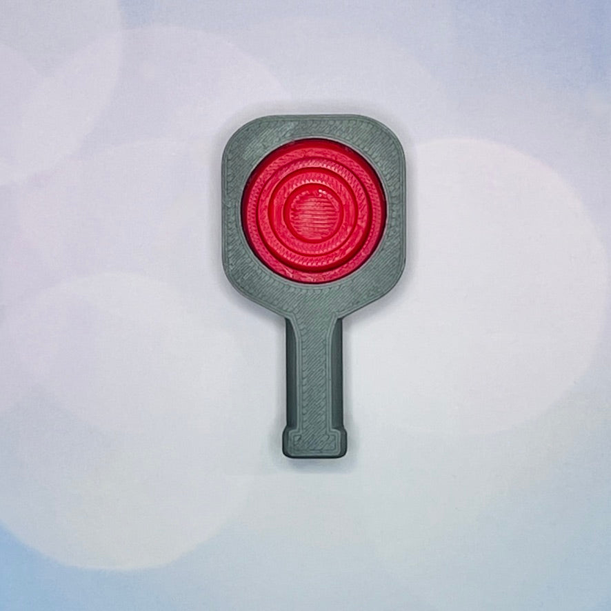 Pickleball Paddle Fidget Keychain | Customizeable Party Favor Gifts | Bag Zipper Pulls and Charms
