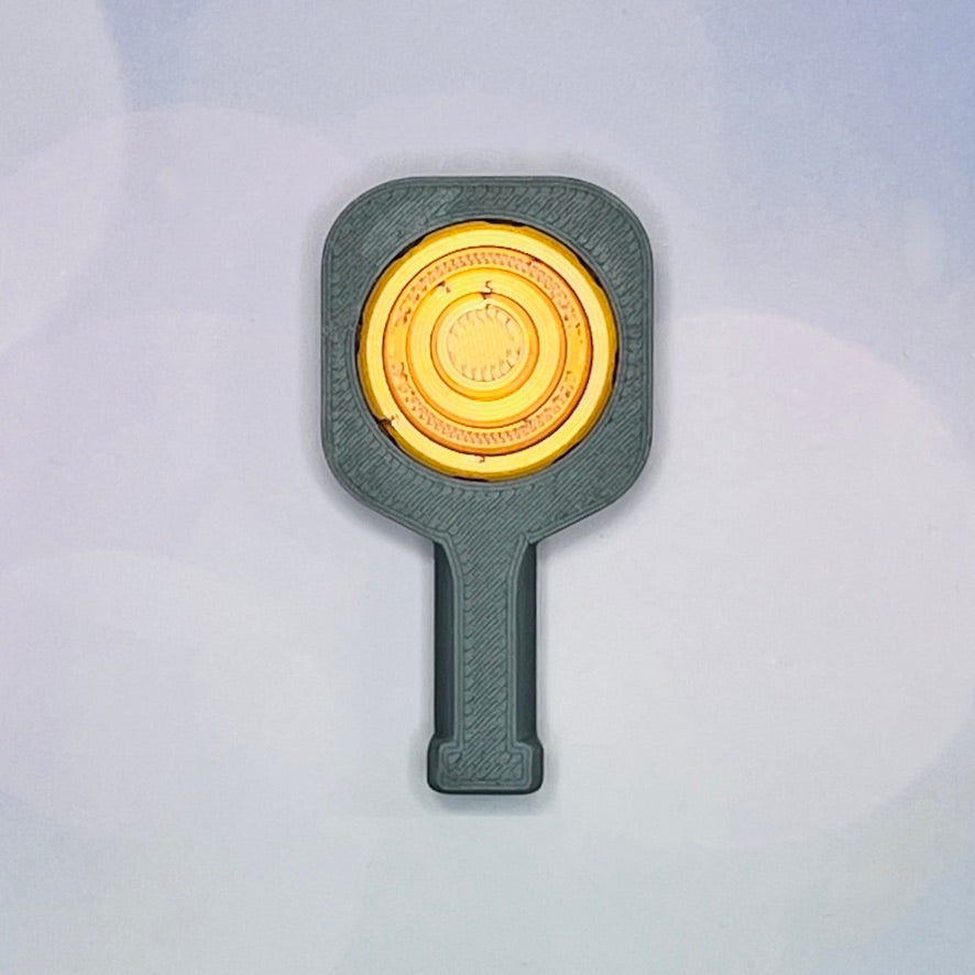 Pickleball Paddle Fidget Keychain | Customizeable Party Favor Gifts | Bag Zipper Pulls and Charms