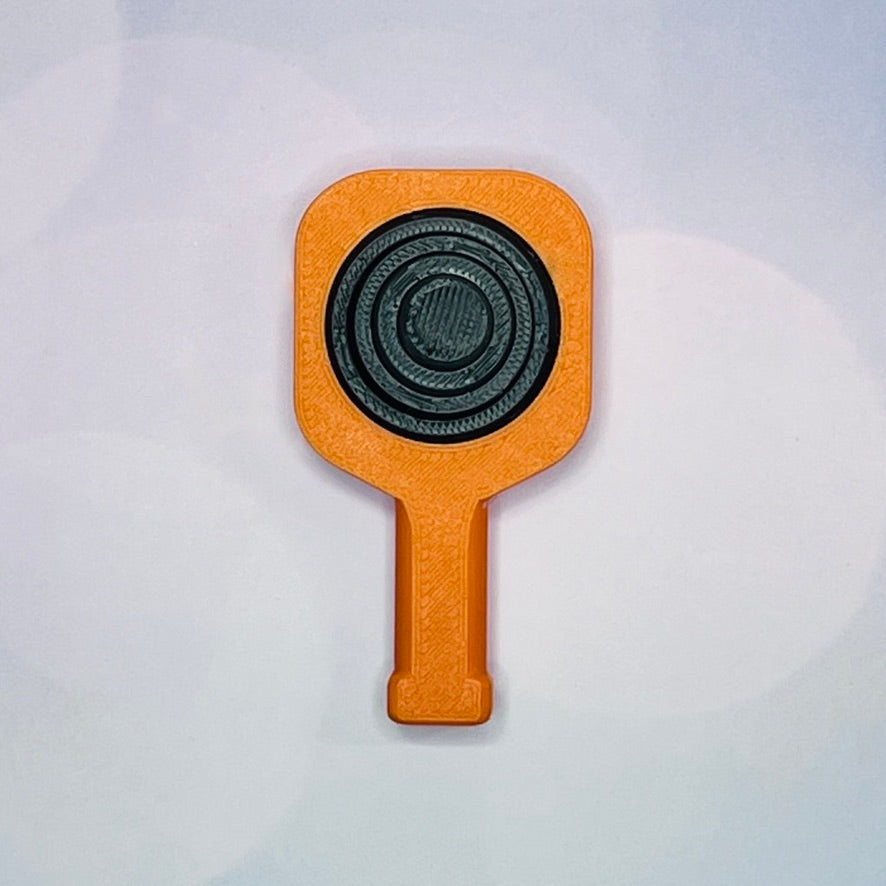Pickleball Paddle Fidget Keychain | Customizeable Party Favor Gifts | Bag Zipper Pulls and Charms