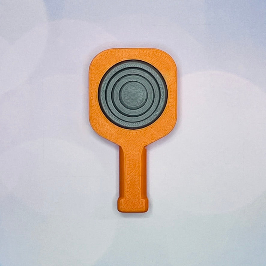 Pickleball Paddle Fidget Keychain | Customizeable Party Favor Gifts | Bag Zipper Pulls and Charms