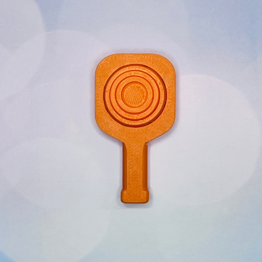 Pickleball Paddle Fidget Keychain | Customizeable Party Favor Gifts | Bag Zipper Pulls and Charms