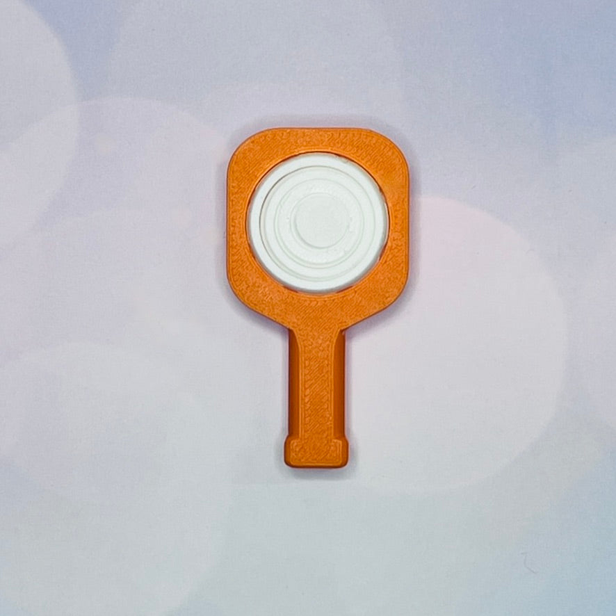 Pickleball Paddle Fidget Keychain | Customizeable Party Favor Gifts | Bag Zipper Pulls and Charms