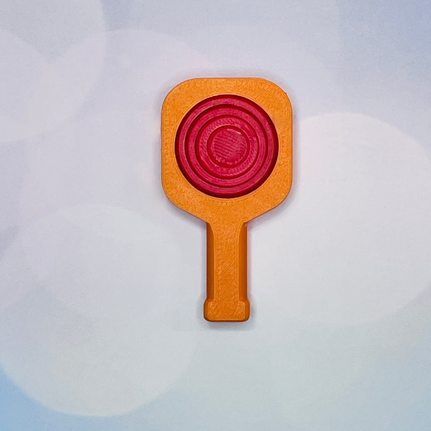 Pickleball Paddle Fidget Keychain | Customizeable Party Favor Gifts | Bag Zipper Pulls and Charms