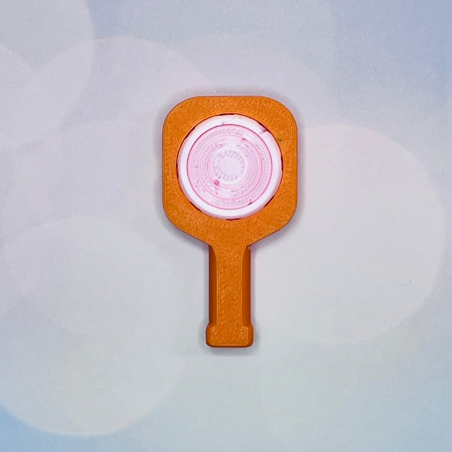 Pickleball Paddle Fidget Keychain | Customizeable Party Favor Gifts | Bag Zipper Pulls and Charms