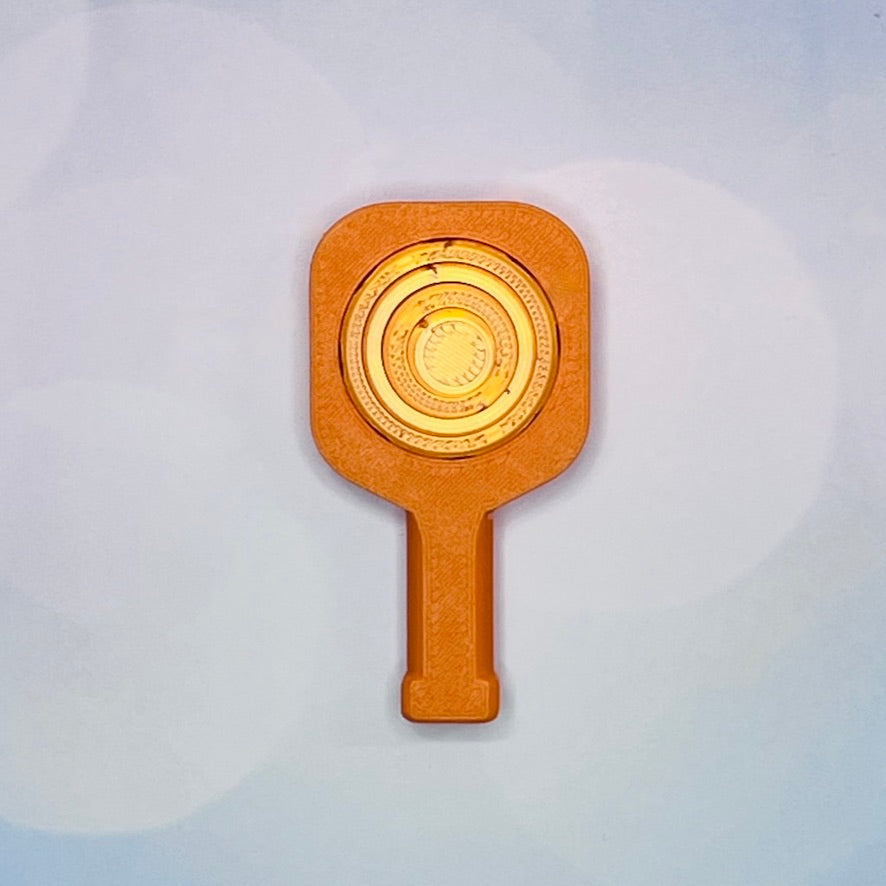 Pickleball Paddle Fidget Keychain | Customizeable Party Favor Gifts | Bag Zipper Pulls and Charms