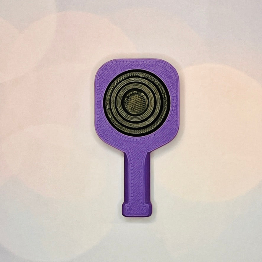 Pickleball Paddle Fidget Keychain | Customizeable Party Favor Gifts | Bag Zipper Pulls and Charms