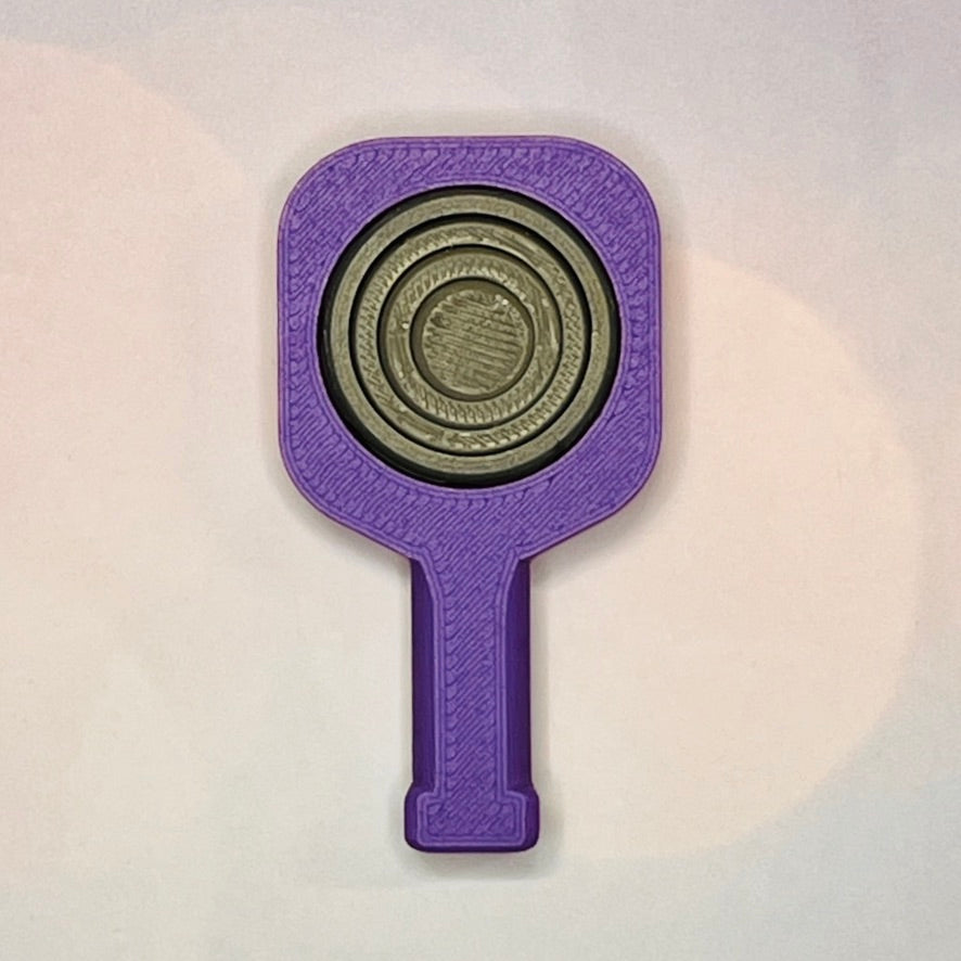 Pickleball Paddle Fidget Keychain | Customizeable Party Favor Gifts | Bag Zipper Pulls and Charms