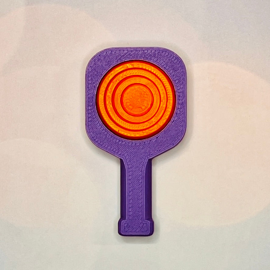 Pickleball Paddle Fidget Keychain | Customizeable Party Favor Gifts | Bag Zipper Pulls and Charms