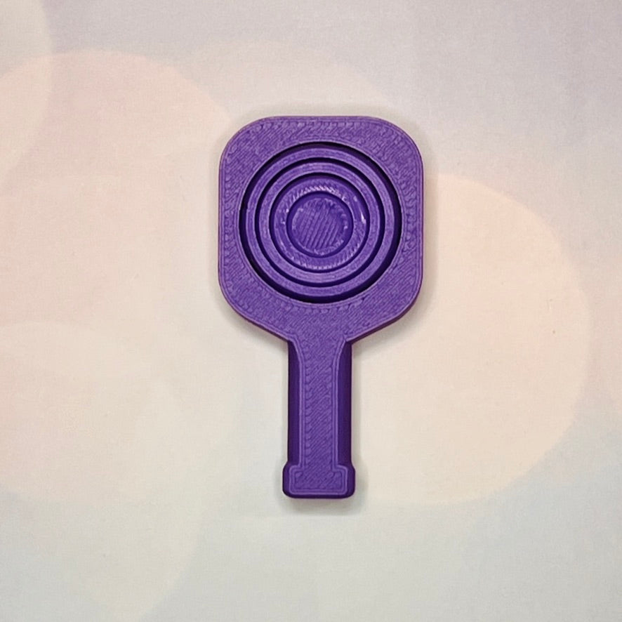 Pickleball Paddle Fidget Keychain | Customizeable Party Favor Gifts | Bag Zipper Pulls and Charms