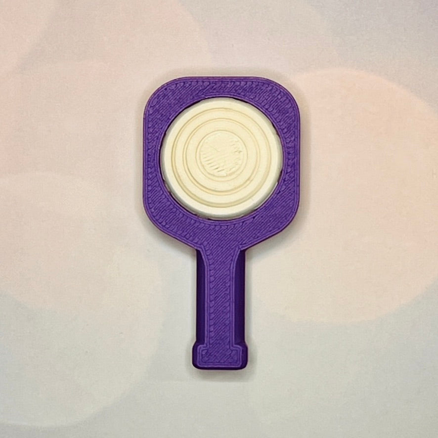 Pickleball Paddle Fidget Keychain | Customizeable Party Favor Gifts | Bag Zipper Pulls and Charms