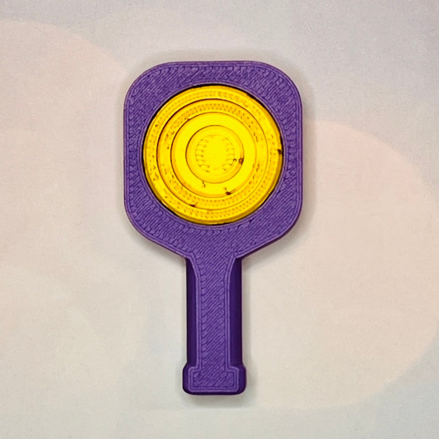 Pickleball Paddle Fidget Keychain | Customizeable Party Favor Gifts | Bag Zipper Pulls and Charms