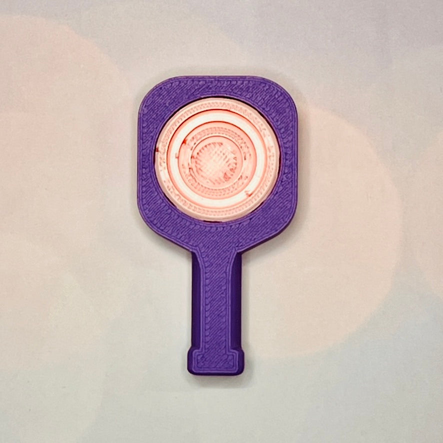 Pickleball Paddle Fidget Keychain | Customizeable Party Favor Gifts | Bag Zipper Pulls and Charms