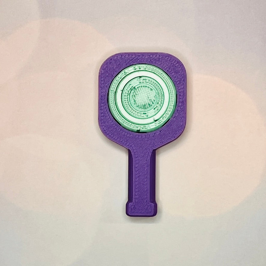 Pickleball Paddle Fidget Keychain | Customizeable Party Favor Gifts | Bag Zipper Pulls and Charms