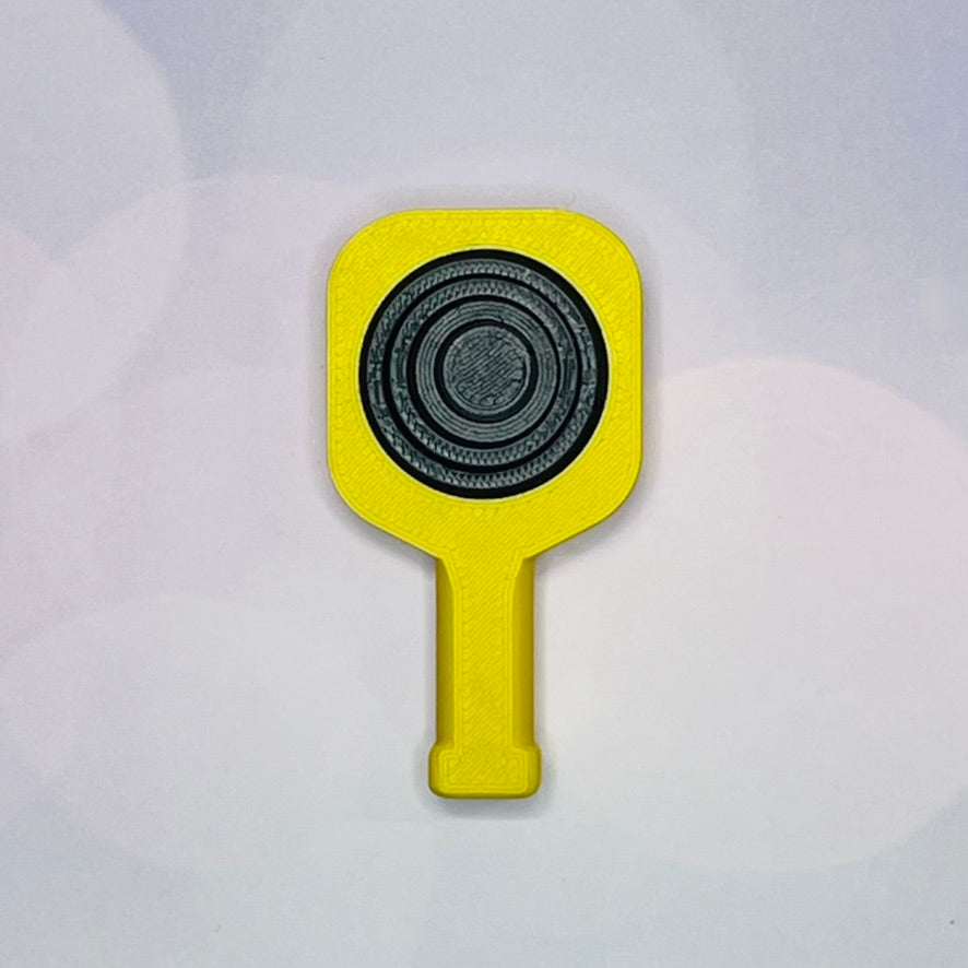 Pickleball Paddle Fidget Keychain | Customizeable Party Favor Gifts | Bag Zipper Pulls and Charms