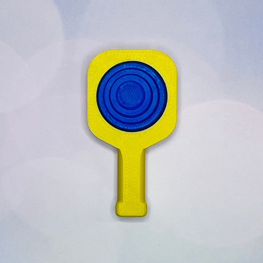 Pickleball Paddle Fidget Keychain | Customizeable Party Favor Gifts | Bag Zipper Pulls and Charms