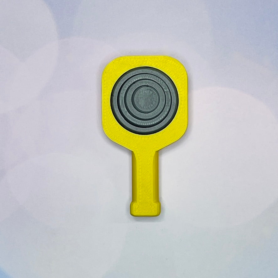 Pickleball Paddle Fidget Keychain | Customizeable Party Favor Gifts | Bag Zipper Pulls and Charms