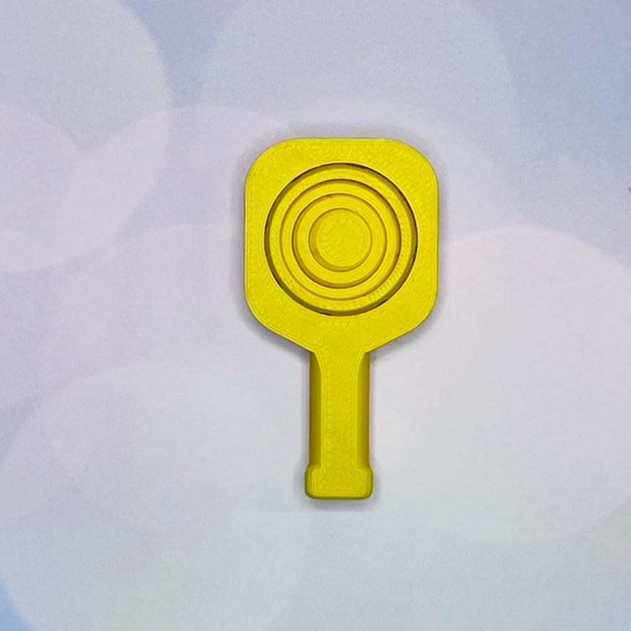 Pickleball Paddle Fidget Keychain | Customizeable Party Favor Gifts | Bag Zipper Pulls and Charms