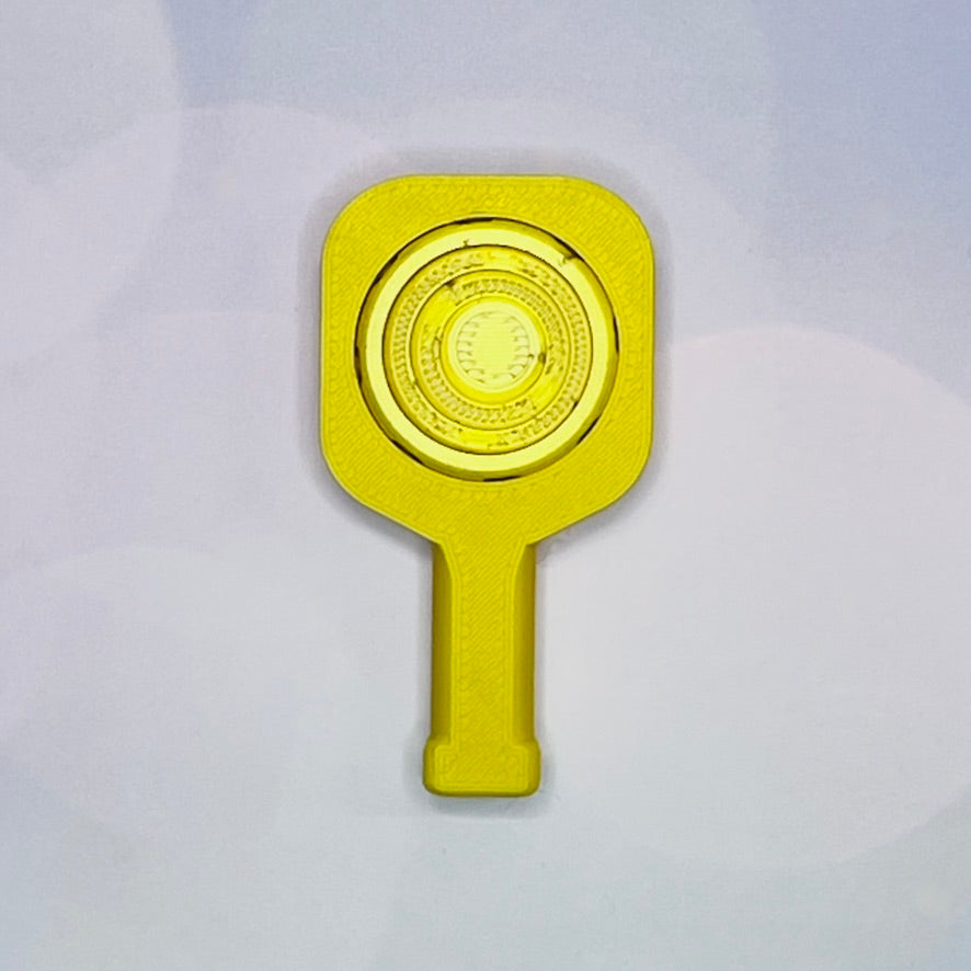 Pickleball Paddle Fidget Keychain | Customizeable Party Favor Gifts | Bag Zipper Pulls and Charms