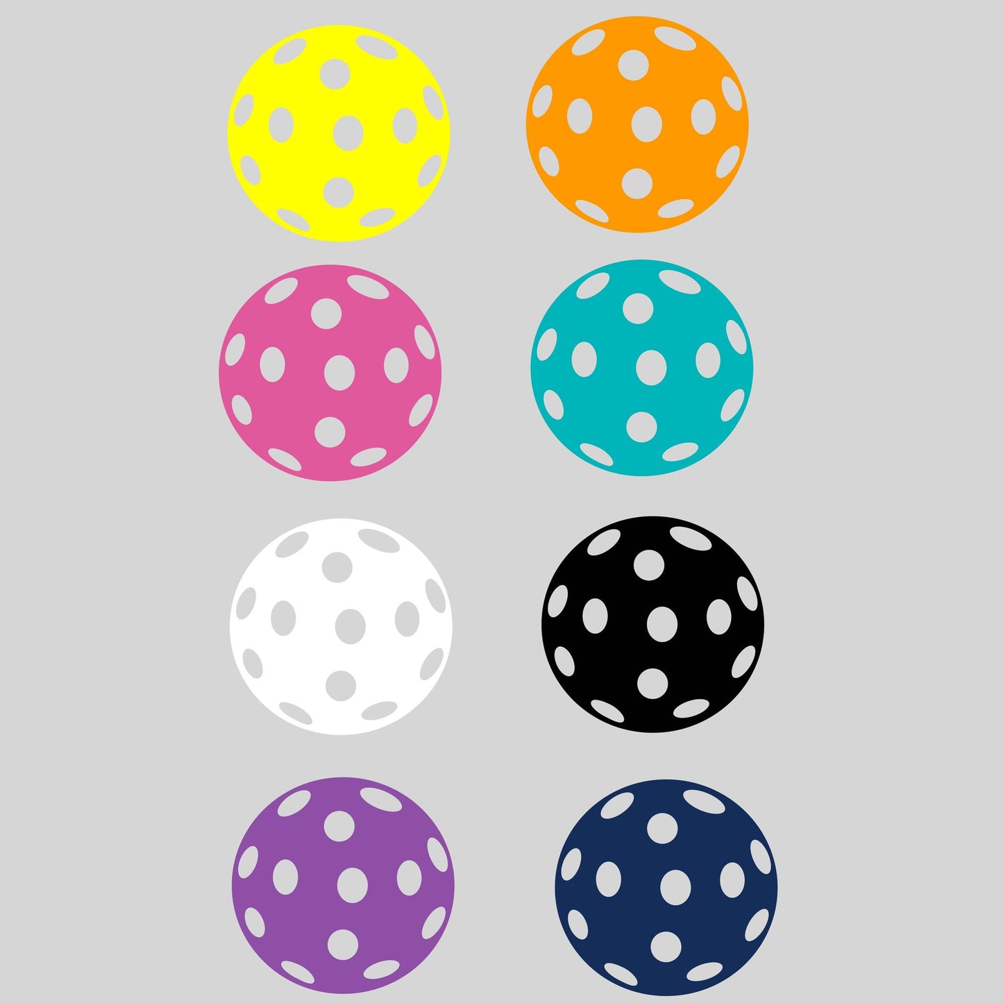 Pickleball | Pickleball Car Decal And Pickleball Sticker | Customizable Color