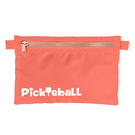 Pickleball | Pickleball Cosmetic Stash Pouch Bag | Small Size Court Stash Bag