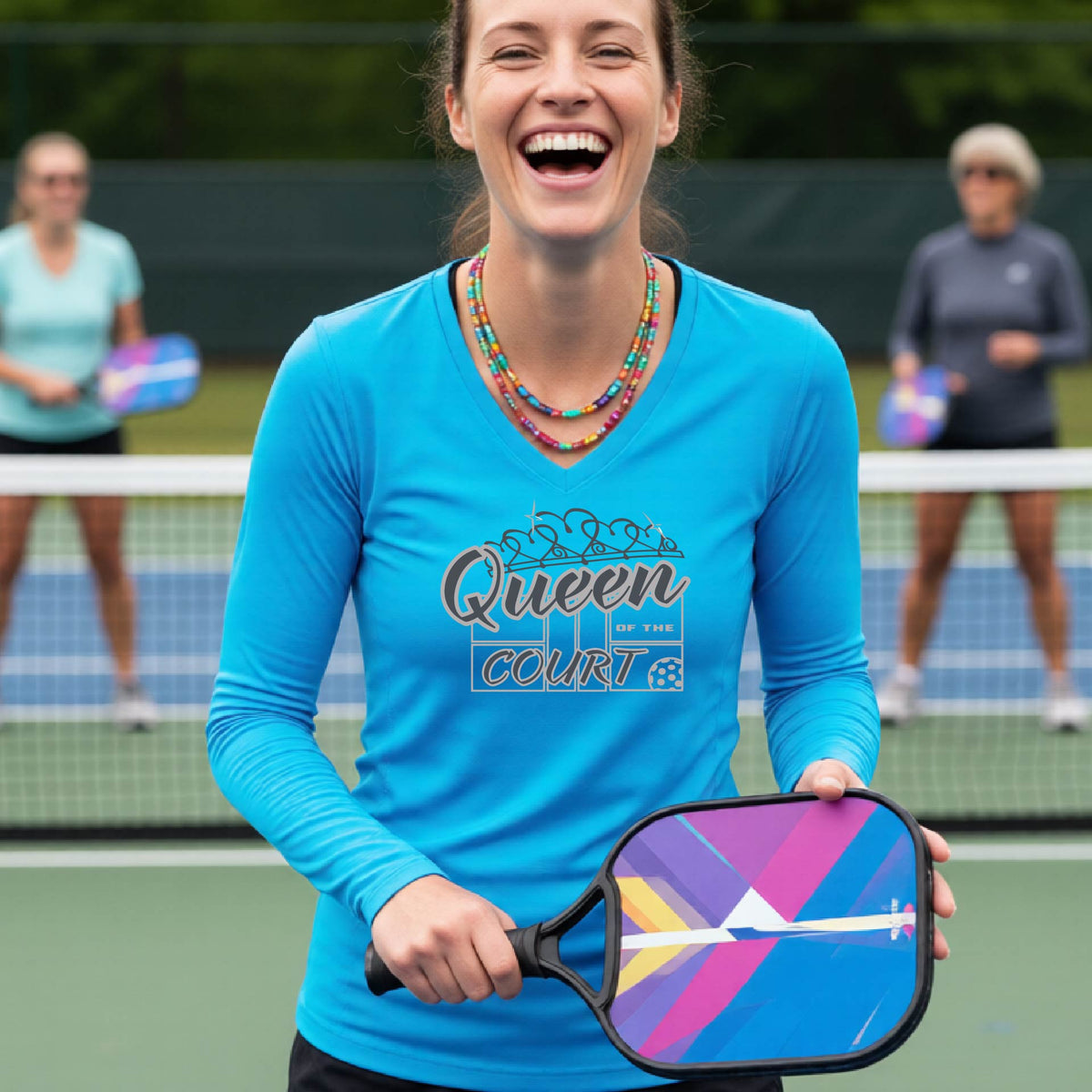 Women’s Pickleball Performance Shirt – Athletic Court Apparel - Long-Sleeve