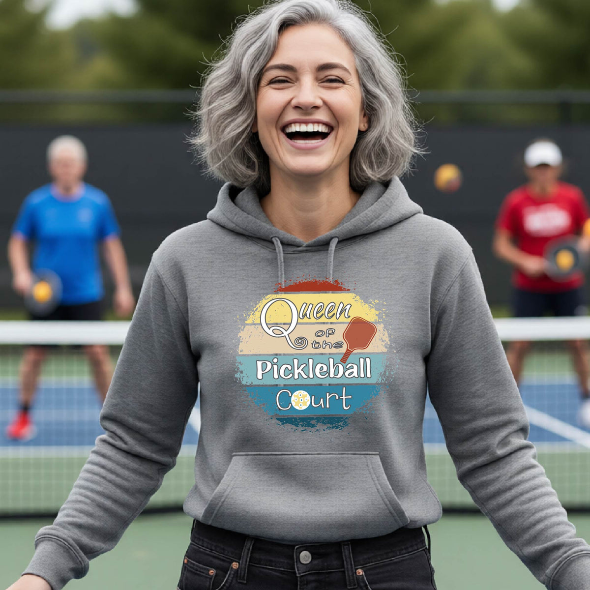 Women’s Pickleball Fitted Hoodie – Fun Gift for Pickleball Players