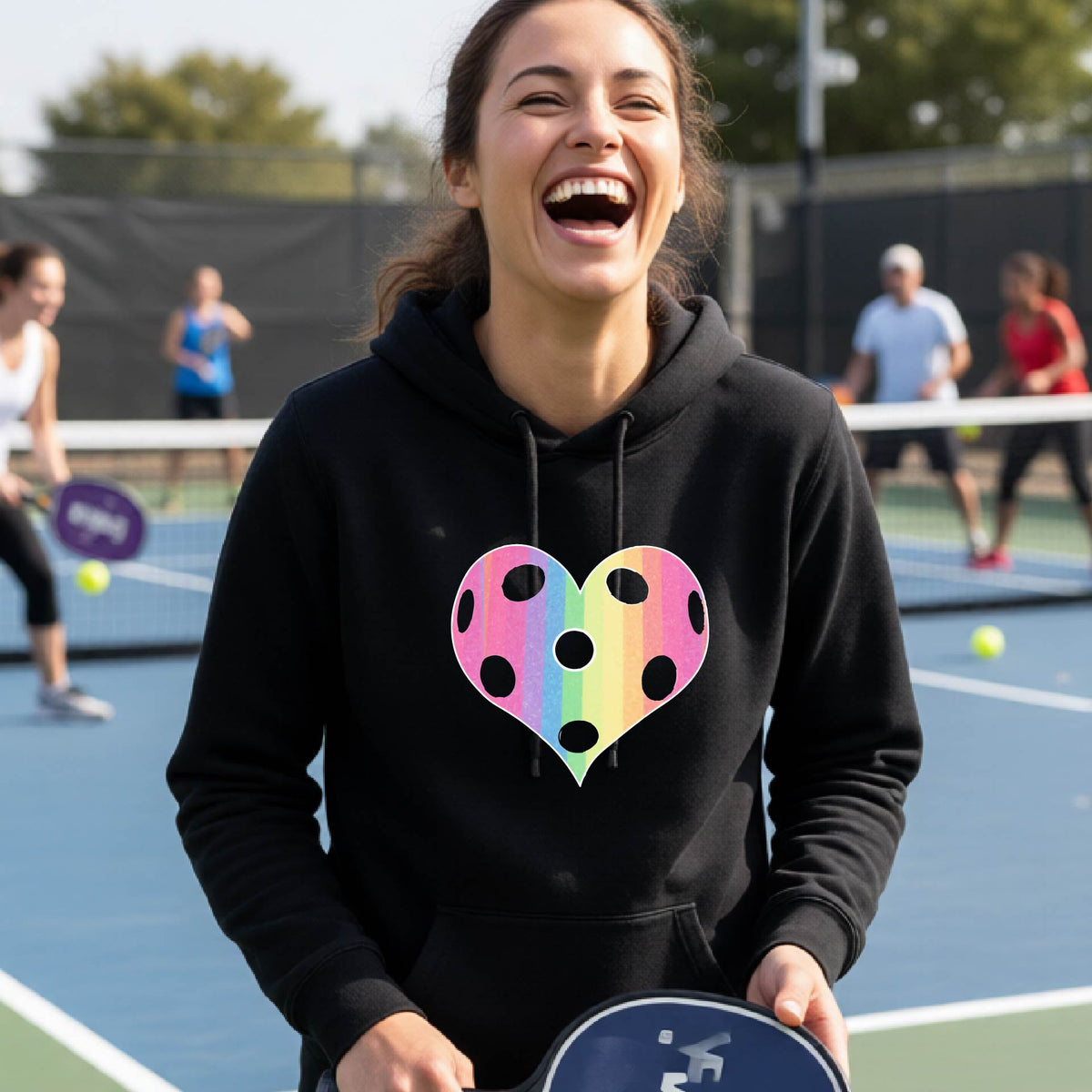 Women’s Pickleball Fitted Hoodie – Fun Gift for Pickleball Players