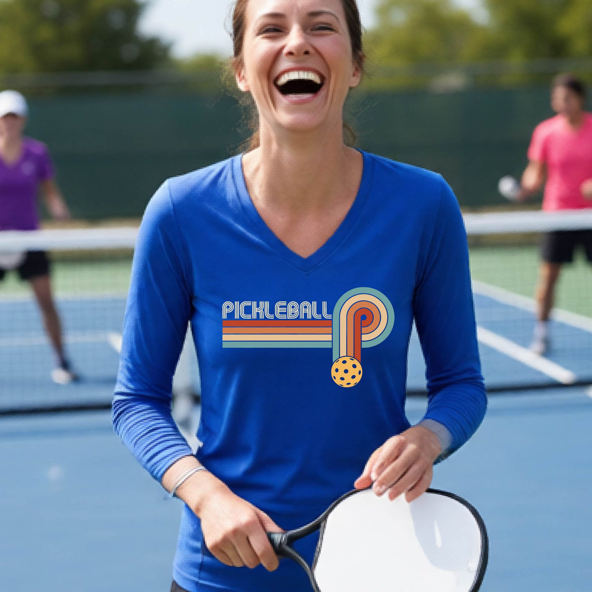 Women’s Pickleball Performance Shirt – Athletic Court Apparel - Long-Sleeve