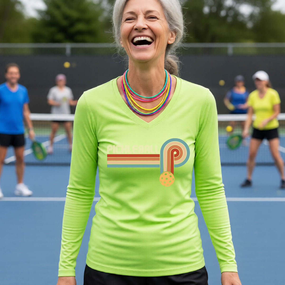 Women’s Pickleball Performance Shirt – Athletic Court Apparel - Long-Sleeve