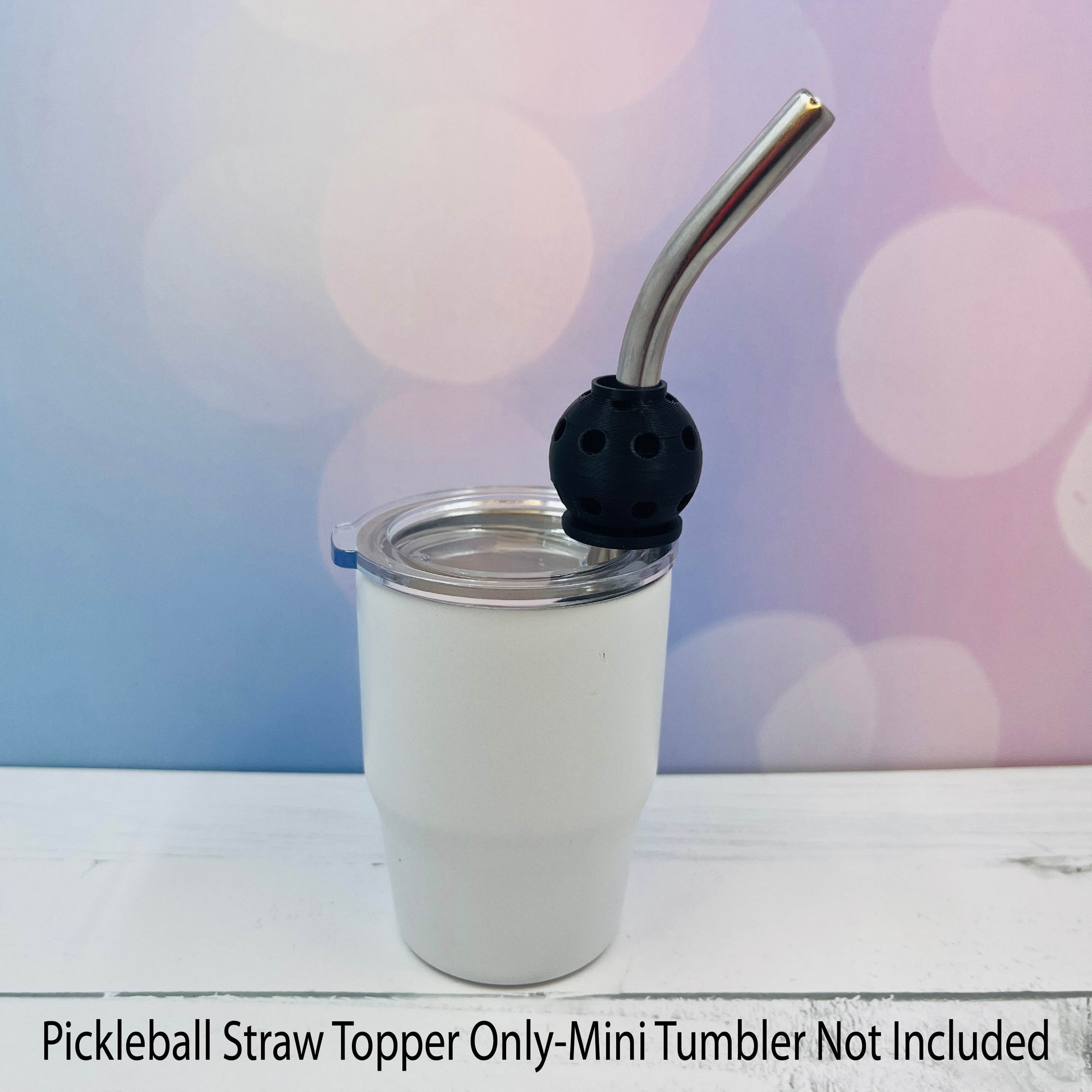 Pickleball Straw Toppers Buddies | Party Favor Decor | Charm for Tumblers Cups | Unique Drink Accessory | Eco-Friendly (Copy)