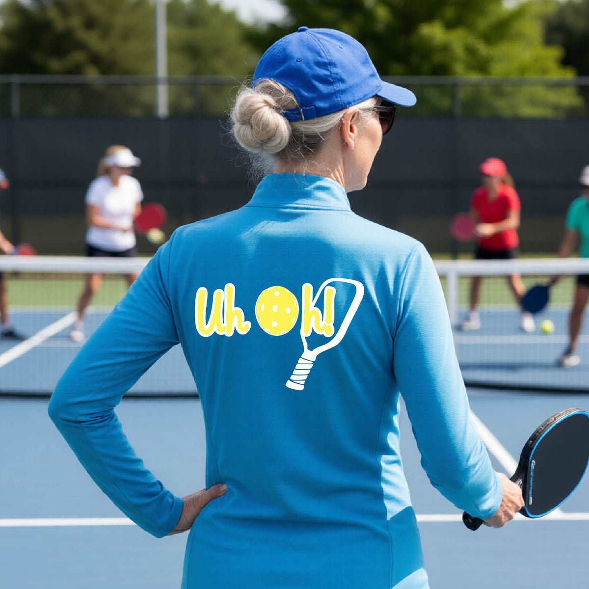 Women’s Pickleball Quarter-Zip Shirt – Court & Casual Athletic Wear