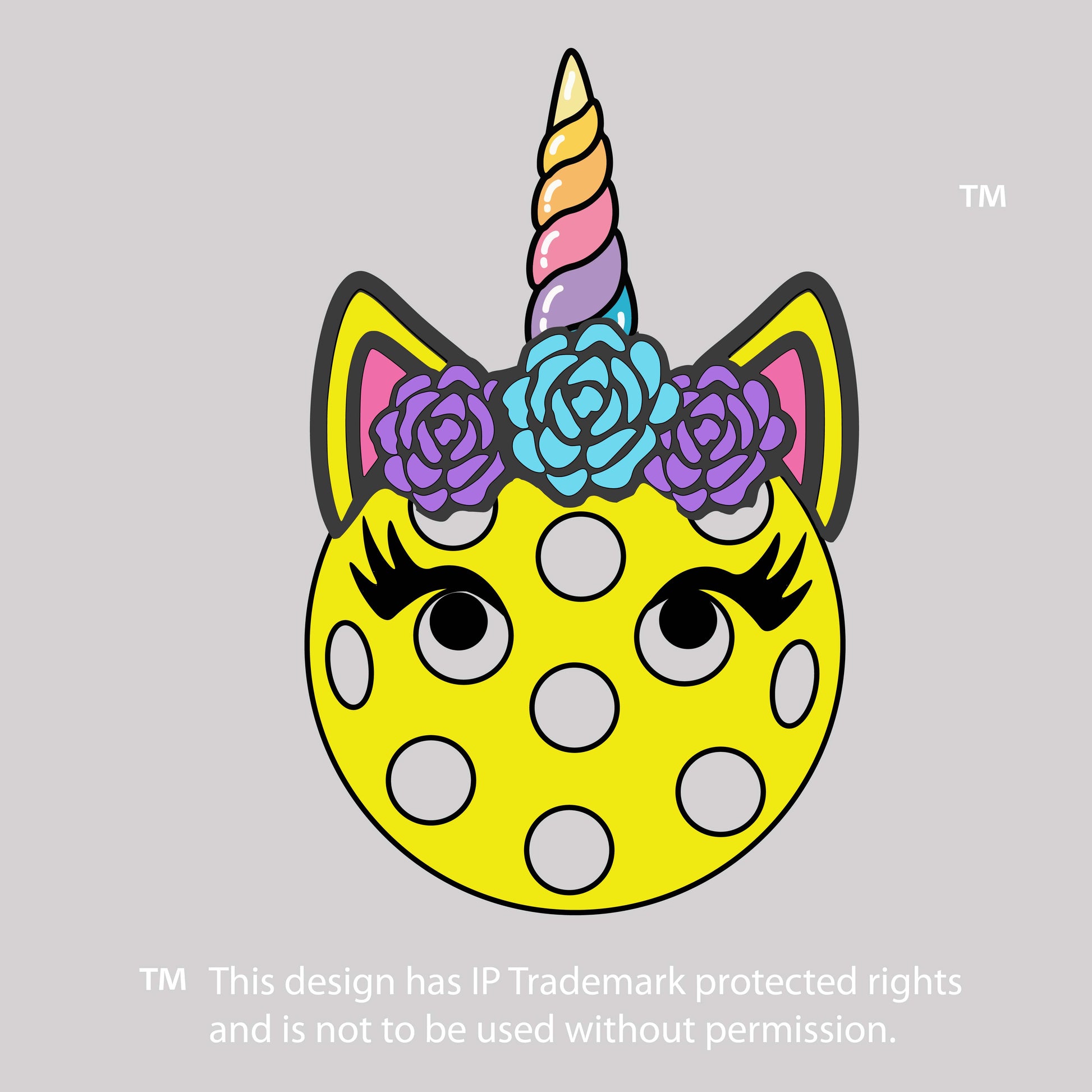 Pickleball Unicorn | Baby Knotted Sleeper