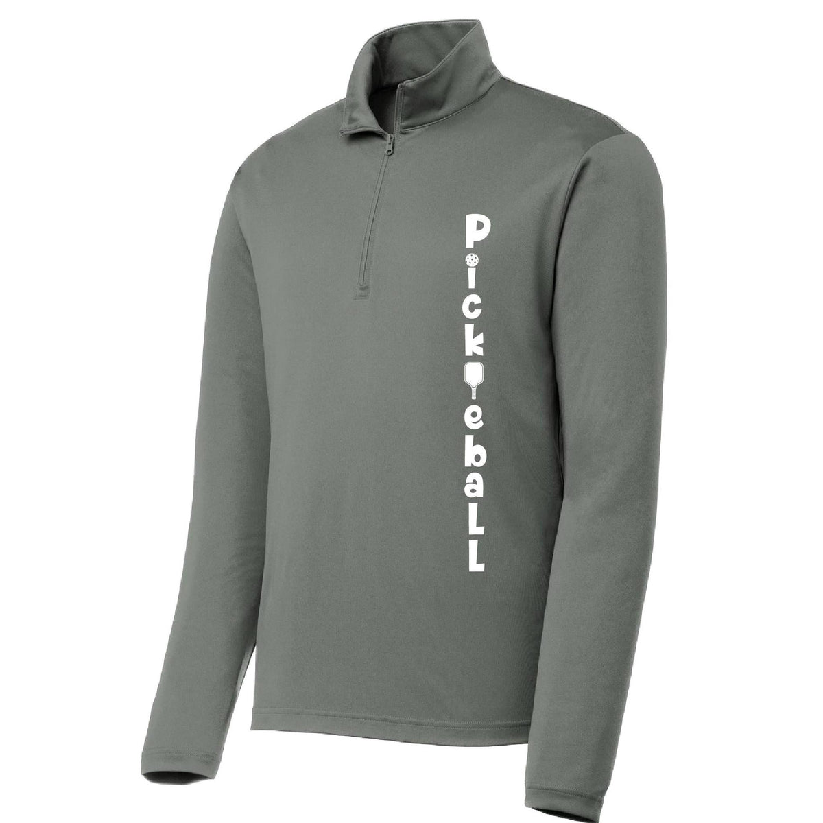 Pickleball Vertical (Custom) | Men's 1/4 Zip Pullover Performance Shirts Athletic Shirt | 100% Polyester