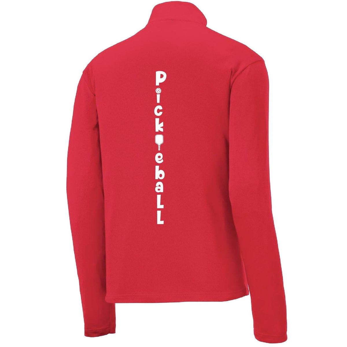 Pickleball Vertical (Custom) | Men's 1/4 Zip Pullover Performance Shirts Athletic Shirt | 100% Polyester