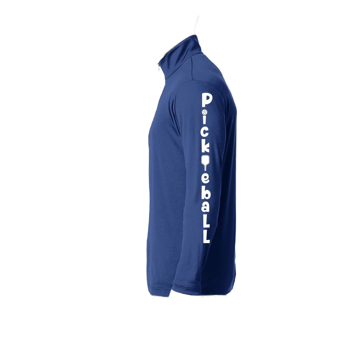 Pickleball Vertical (Custom) | Men's 1/4 Zip Pullover Performance Shirts Athletic Shirt | 100% Polyester