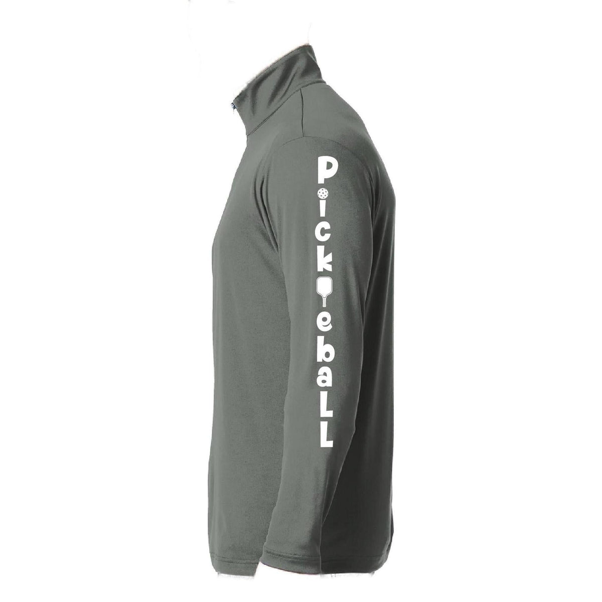 Pickleball Vertical (Custom) | Men's 1/4 Zip Pullover Performance Shirts Athletic Shirt | 100% Polyester