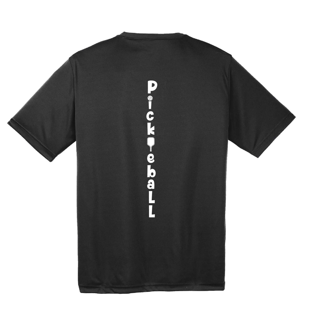 Pickleball Vertical (Custom) | Men's Short Sleeve Athletic Pickleball Performance T-Shirt | 100% Polyester