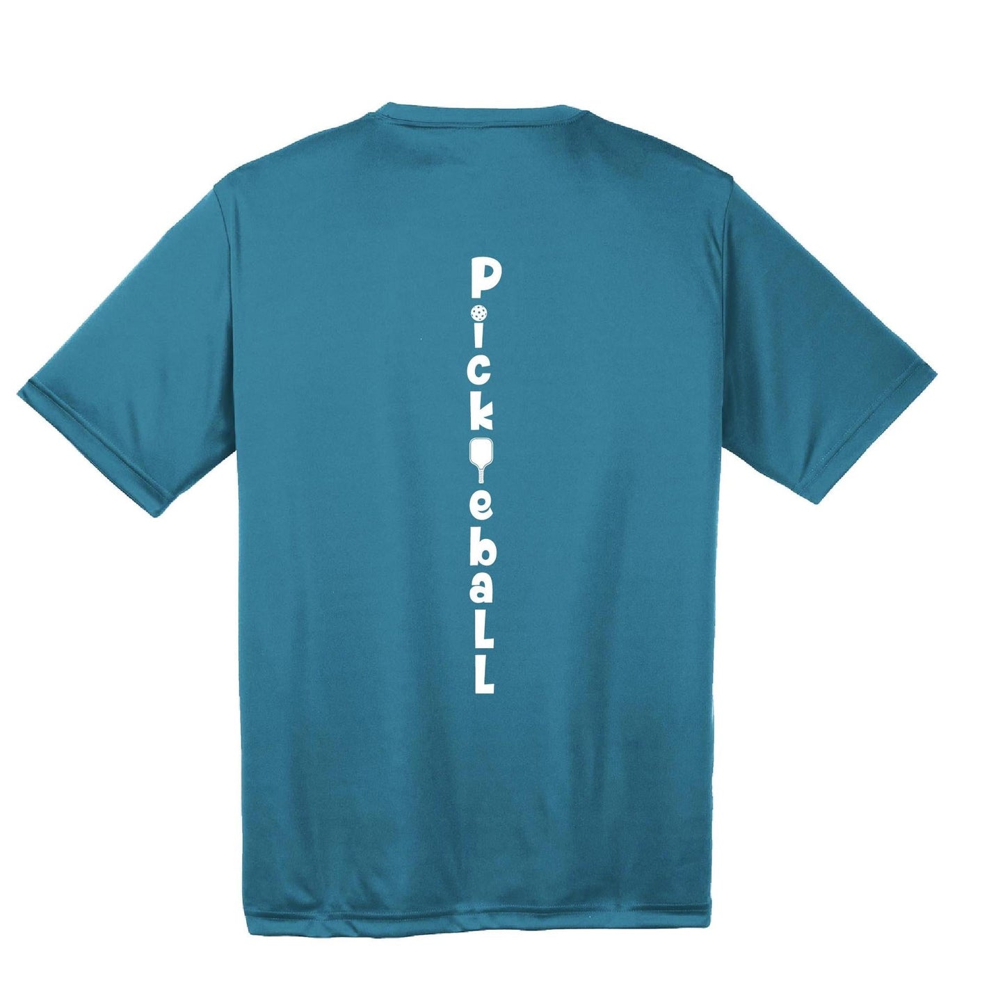 Pickleball Vertical (Custom) | Men's Short Sleeve Athletic Pickleball Performance T-Shirt | 100% Polyester