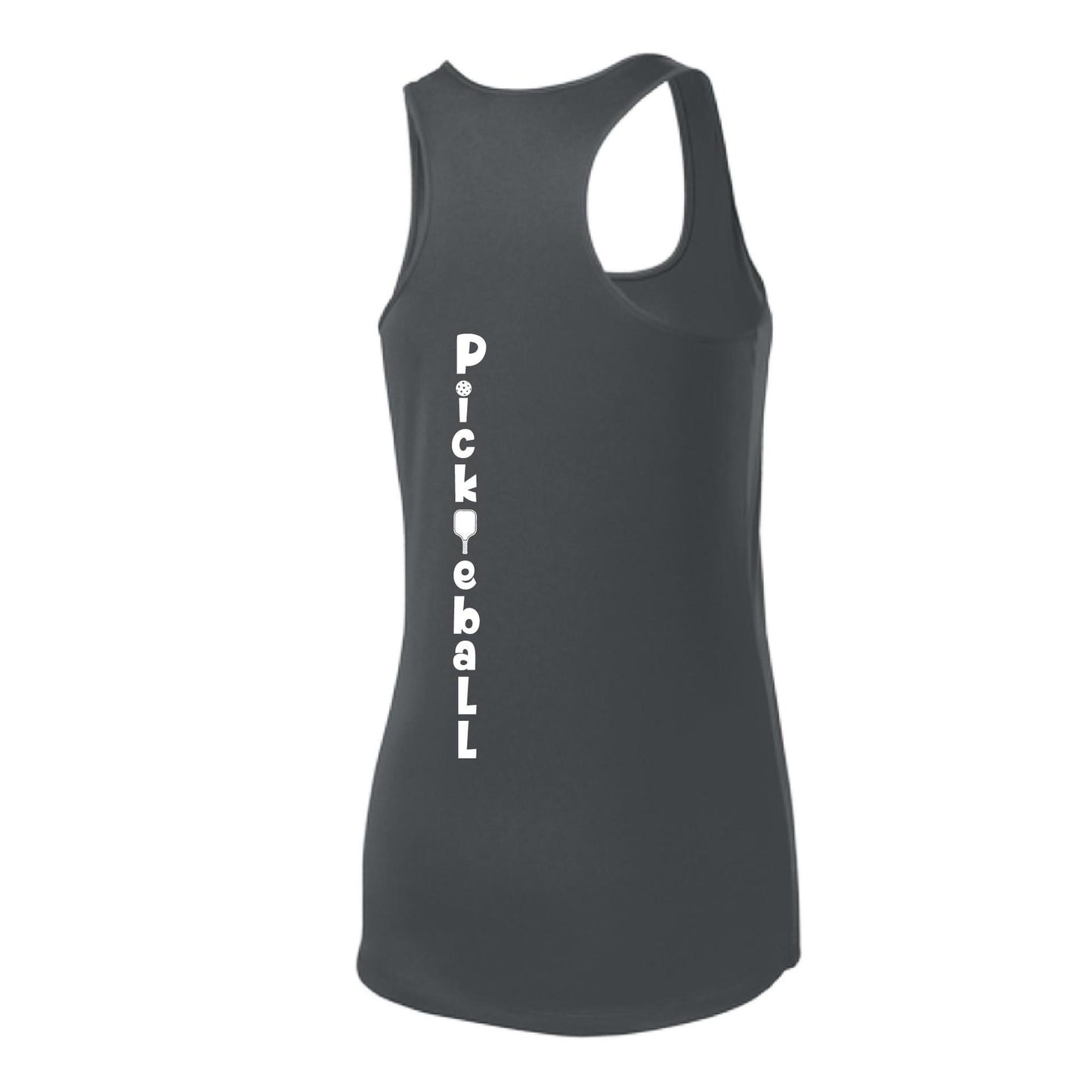 Pickleball Vertical (Custom) | Women's Racerback Pickleball Tank | 100% Polyester