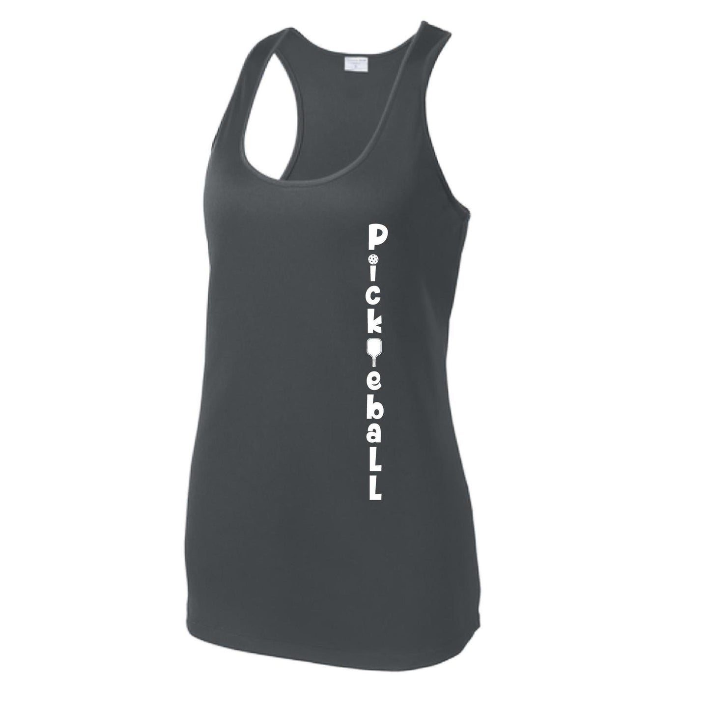 Pickleball Vertical (Custom) | Women's Racerback Pickleball Tank | 100% Polyester