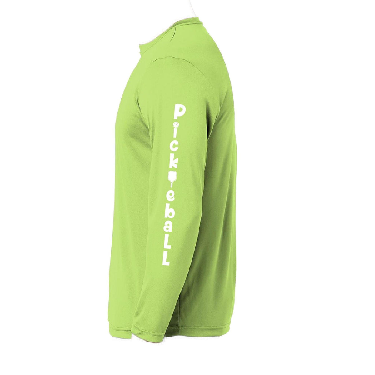 Pickleball Vertical (Custom) | Youth Long Sleeve Pickleball Performance T-Shirts | 100% Polyester
