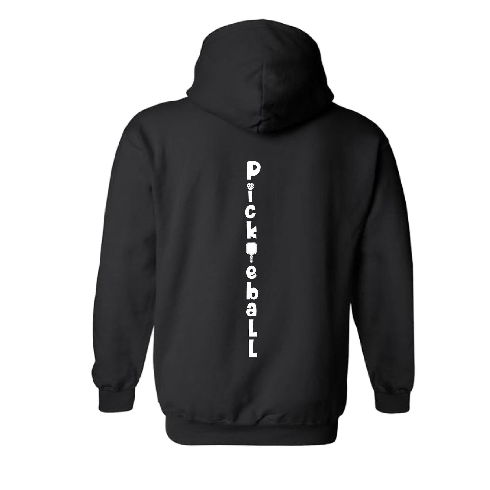 Pickleball Vertical (Customizable) | Unisex Hoodie Pickleball Sweatshirt | 50% Cotton 50% Polyester