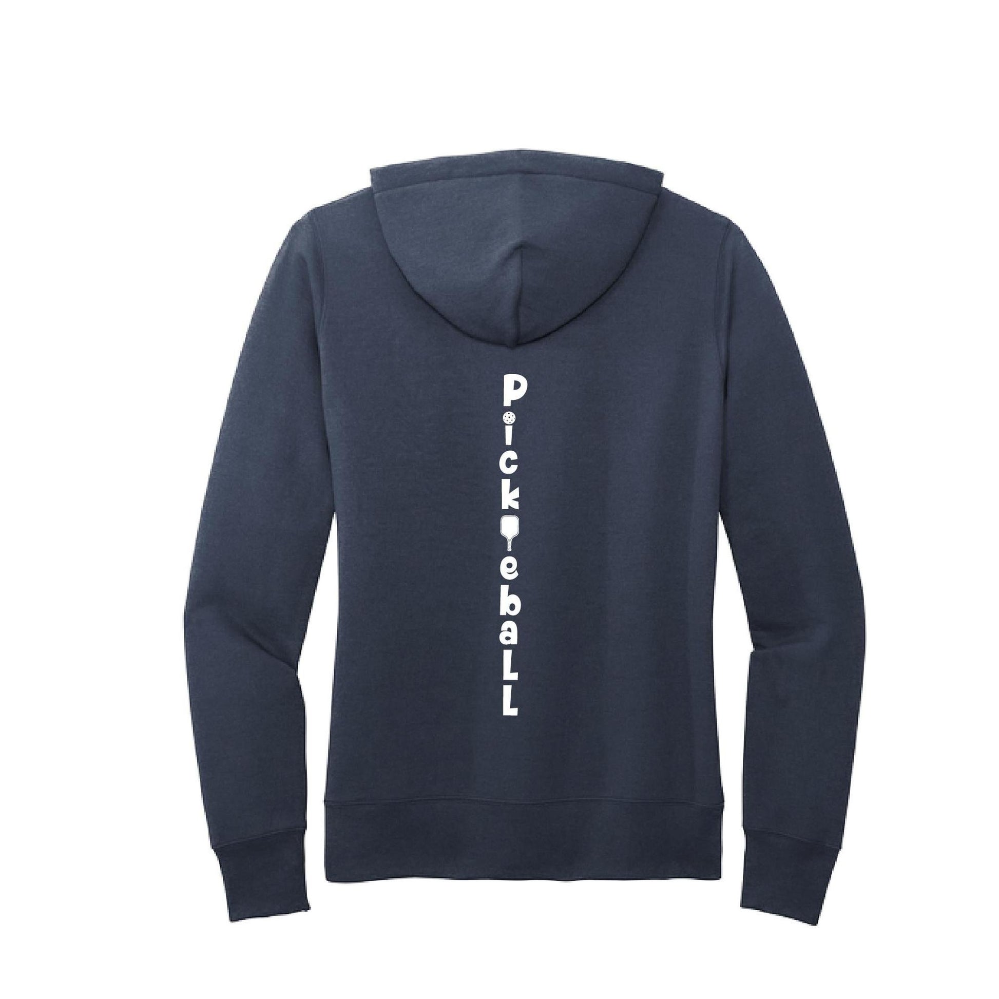 Pickleball Vertical (Customizable) | Women’s Fitted Hoodie Pickleball Sweatshirt | 50% Cotton 50% Poly Fleece