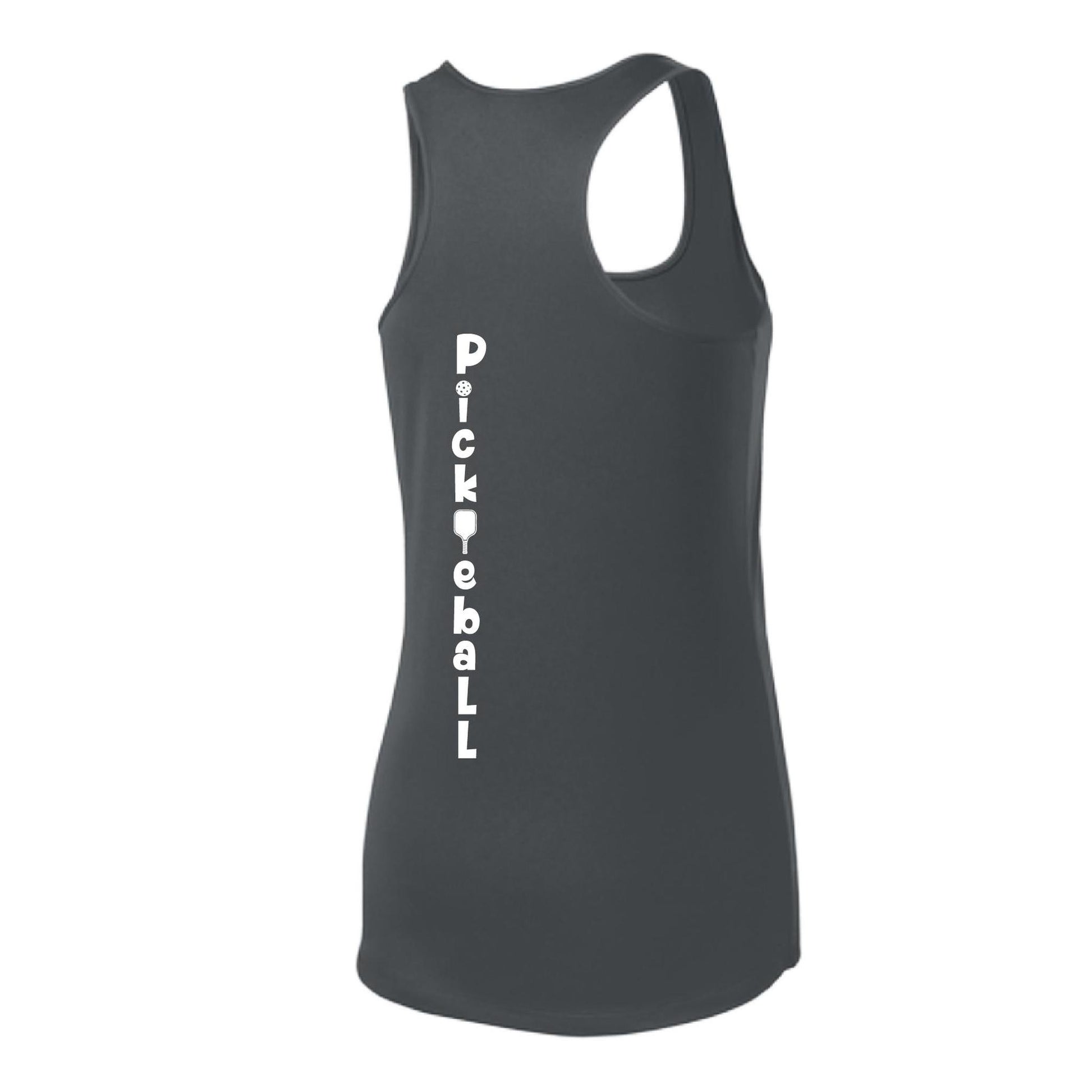 Pickleball Vertical (Customizable) | Women's Racerback Pickleball Tank | 100% Polyester