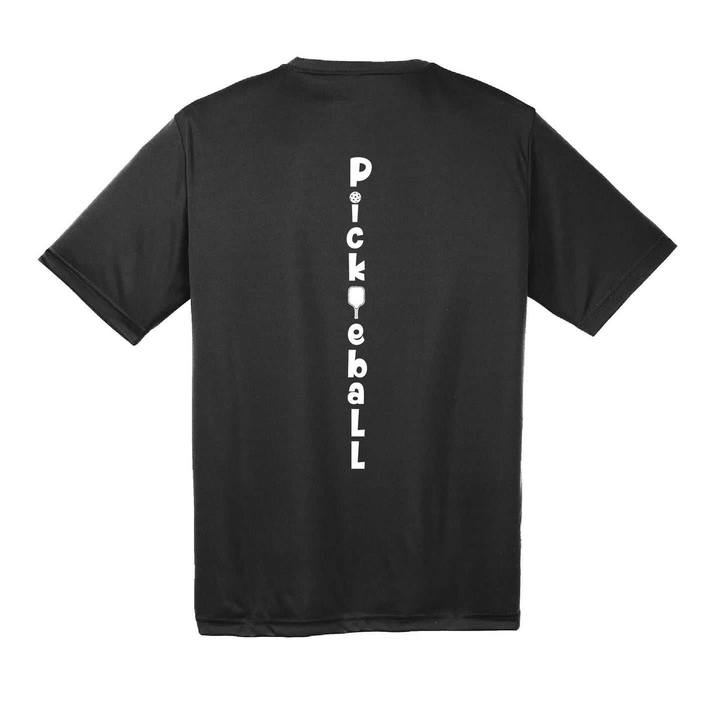 Pickleball Vertical (Customizable) | Youth Short Sleeve Pickleball Performance T-Shirts | 100% Polyester