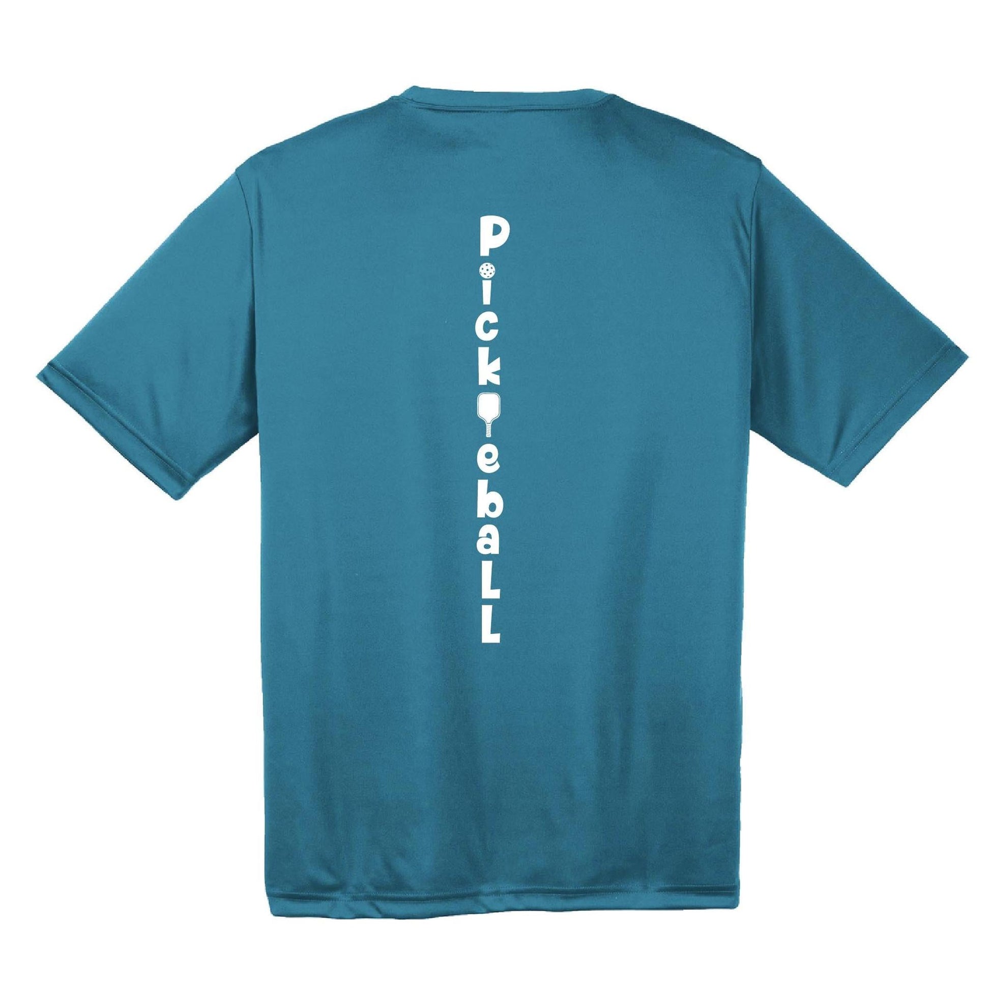 Pickleball Vertical (Customizable) | Youth Short Sleeve Pickleball Performance T-Shirts | 100% Polyester